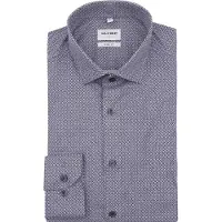 Olymp Chemise Level 5 Impression Bleu
