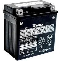 Yuasa Ytz7v Agm Battery Argenté