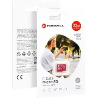 Forcell F-DATA Carte mémoire 32 Go UHS-I U3 classe 10