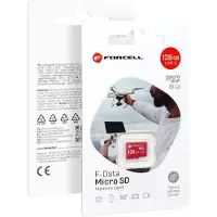 Forcell F-DATA Carte mémoire 128 Go UHS-I U3 classe 10