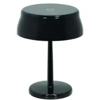 Zafferano Sister Light Mini Lampe De Table Led Intelligente Wi-Fi Noir Nacré Rechargeable Et Dimmable