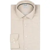 Olymp Level 5 Chemise Blend Lin Beige