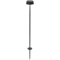 Zafferano Sister Light Wi-Fi Piquet Lampadaire Intelligent Pearly Black Rechargeable Et Dimmable