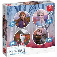 Jumbo Disney, La Reine des Neiges 2 - Set de 4 figurines, 20 pièces, Personnages de dessins animés, À partir de 3 ans