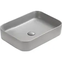 Mexen Vena lavabo pour plan de travail 50 x 37 cm, gris clair mat (22195061)