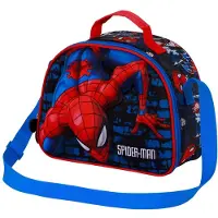 KARACTERMANIA Plecak szkolny Marvel Spiderman Wall 3D z torb na lunch