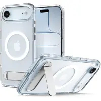 Spigen - Ultra Hybrid S MagSafe - iPhone 17 Air - Clear/White (Apple iPhone 17, Apple iPhone Air), Coque pour téléphone portable, Blanc, Transparent
