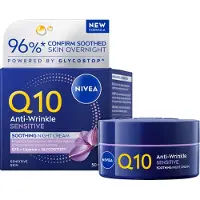 Nivea Q10 Sensitive 50 Ml Night Cream Clair,Bleu