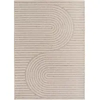 Ayyildiz Hali Ayyildiz | Tapis d'extérieur DESERT GEOMETRIE - 160 cm x 230 cm - Beige - Résistant et Élégant