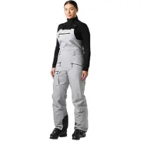 Helly Hansen Powderqueen 2.0 Salopette, pantalon de ski, femme, gris