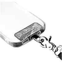 Topologie - Adaptateur pour cordon téléphone - Phone Cases D-Ring Phone Strap Adapter Black en Nylon - Noir