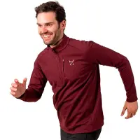 Altus Malaren Half Zip Long Sleeve T-shirt Rouge L Homme