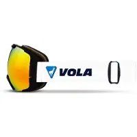 Vola Fast Ski Goggles Noir,Gris Mirror/CAT3+Pink/CAT1