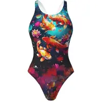 Turbo Koi River Swimsuit Multicolore M Femme