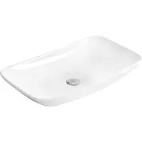 Mexen Nina lavabo de comptoir 69 x 39 cm, Blanc - 21187000