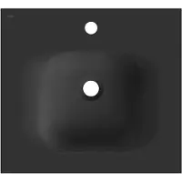 Mexen Vela lavabo encastré 46 x 46,5 cm, noir mat - 25234571