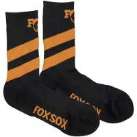 FOX 20 High Tail 7" Chaussette noire (L/XL), Noir