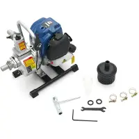 HBM Pompe à eau à moteur à essence 4 temps