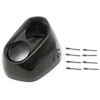 Akrapovic V-ec325 Carbon Muffler End Cap Argenté