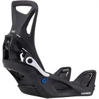 Burton - Fixations de snowboard all mountain - Smalls Step On Black - Taille Enfant 35-40 - Noir
