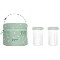 Miniland Pack 2 Go Ecosized Frog Lunch Box Vert Enfants