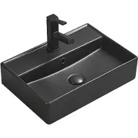 Mexen Blanca lavabo 50x35 cm, noir mat (21105085)