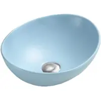 Mexen Elza lavabo pour comptoir 40x33 cm bleu mat (21014049)
