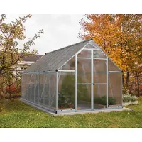 Palram - Canopia Serre Palram - Canopia Essence polycarbonate 4 mm 244 x 487 cm argent