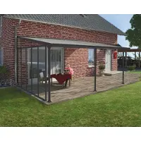 Palram - Canopia - Paroi Latérale Blanche Pour Pergola 704482