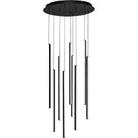 Lyora Suspension design Gratta noir Ø 50cm