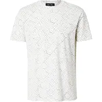 Armani Exchange pour homme. XM002783AF10356F1167 T-shirt blanc décontracté (M), Casuel, Coton, Manche courte