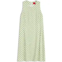 HUGO Kaseli 10279005 Sleeveless Short Dress Vert 36 Femme