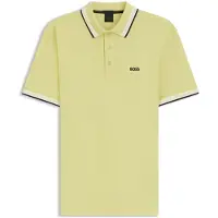 BOSS pour homme. 50469055 Polo Paddy jaune (XL), Casuel, Coton, Manche courte
