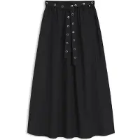 BOSS pour femme. 50559088 Jupe Vidol noir (XS), Casuel, Coton