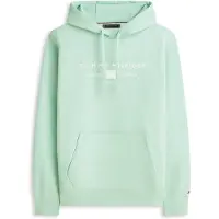 Tommy Hilfiger Sweat-shirt 'BRAND LOVE' vert clair / blanc