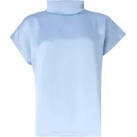 HUGO Caneli 1 10263720 Short Sleeve Blouse Bleu 38 Femme