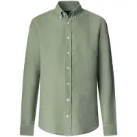 Hackett Hm3010635 Linen Long Sleeve Shirt Vert XL Homme