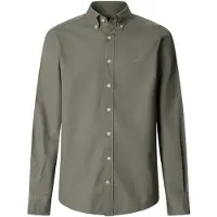 Hackett pour homme. HM3010539 Chemise oxford de coupe ajustée verte (XL), Casuel, Fête, Coton, Classique, Manche longue