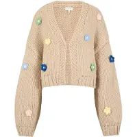 Apricot Cardigan beige / bleu clair / jaune clair / vert clair