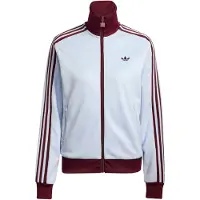 Adidas Veste de survêtement 'Classic' bleu clair / bordeaux