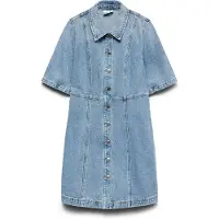 Vero Moda Robe 'VMDaisy' bleu denim