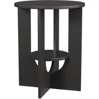 Vicco Table basse Vareo Noir 40x40cm, Model 57911