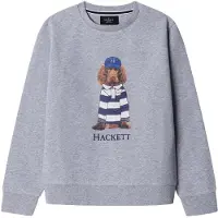 Hackett London Sweat 'Heritage Harry' bleu / marron / noisette / gris chiné