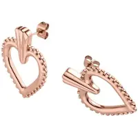Purelei Boucles d'oreilles 'Darling Heart' or rose