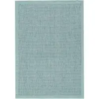 Carpetsale24 Tapis Intérieur Extérieur Terrasse Balcon Cuisine Aspect Sisal Tissage Plat Imperméable Uni Structuré, Taille: 80x250 cm