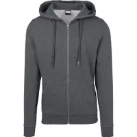 Urban Classics Basic Zip Sweatshirt Marron S Homme