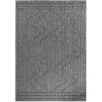 Carpetsale24 Tapis Intérieur Extérieur Style Scandinave Boho Uni Effet Haut Bas Imperméable Salon Balcon Terrasse, Taille: 120x170 cm