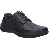 Josef seibel Anvers 08, chaussures pour hommes, lacets, couleur noire, style décontracté