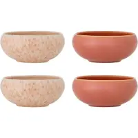 Bloomingville Ensemble de 4 bols roses Roselyn
