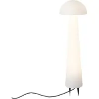 QAZQA Lampadaire d'extérieur blanc 80 cm avec LED IP44 - Fungi